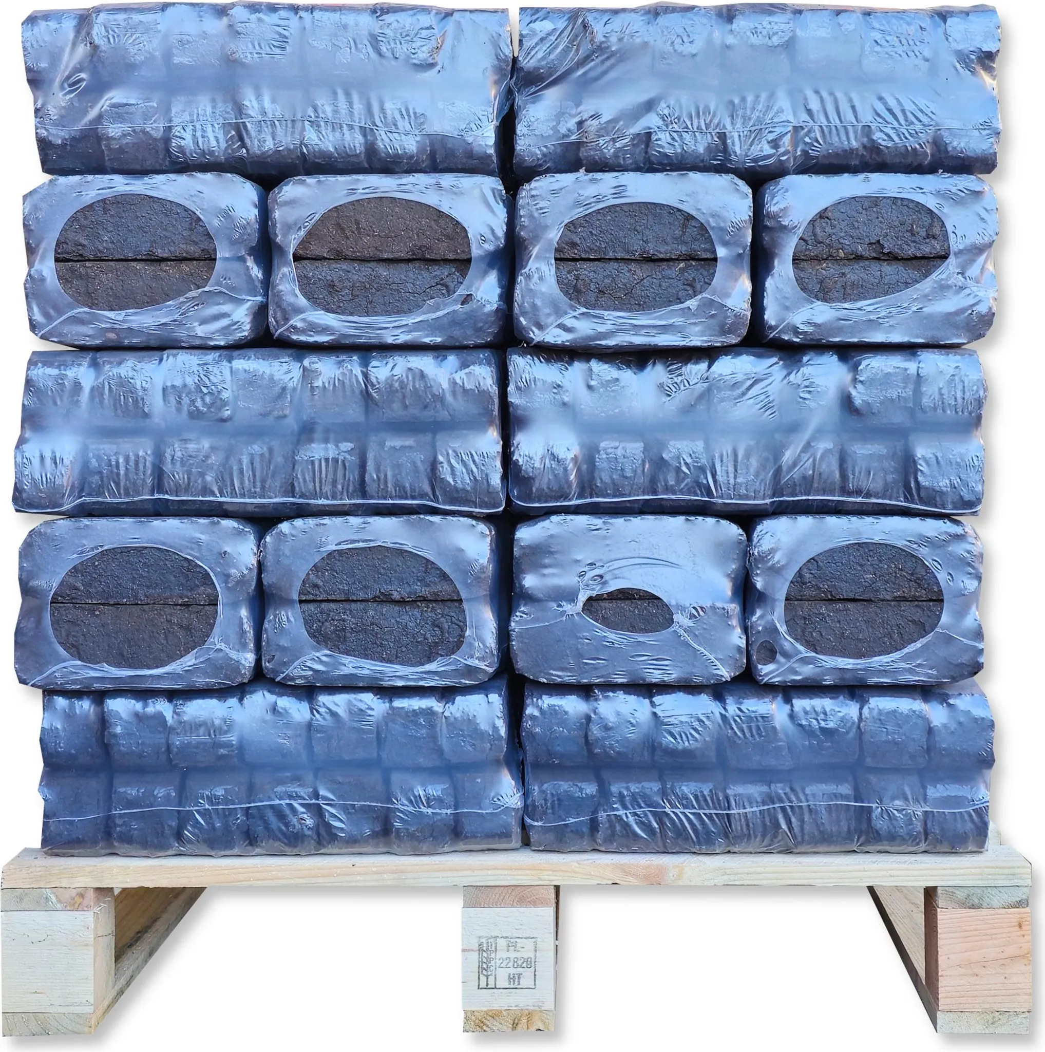 300 kg Torf Briketts Hartholzbriketts Torfkohle Naturkohle aus hochreinem Torf - 30 x 10 kg Torfbrikett auf Palette - Energie Kienbacher – Bild 2