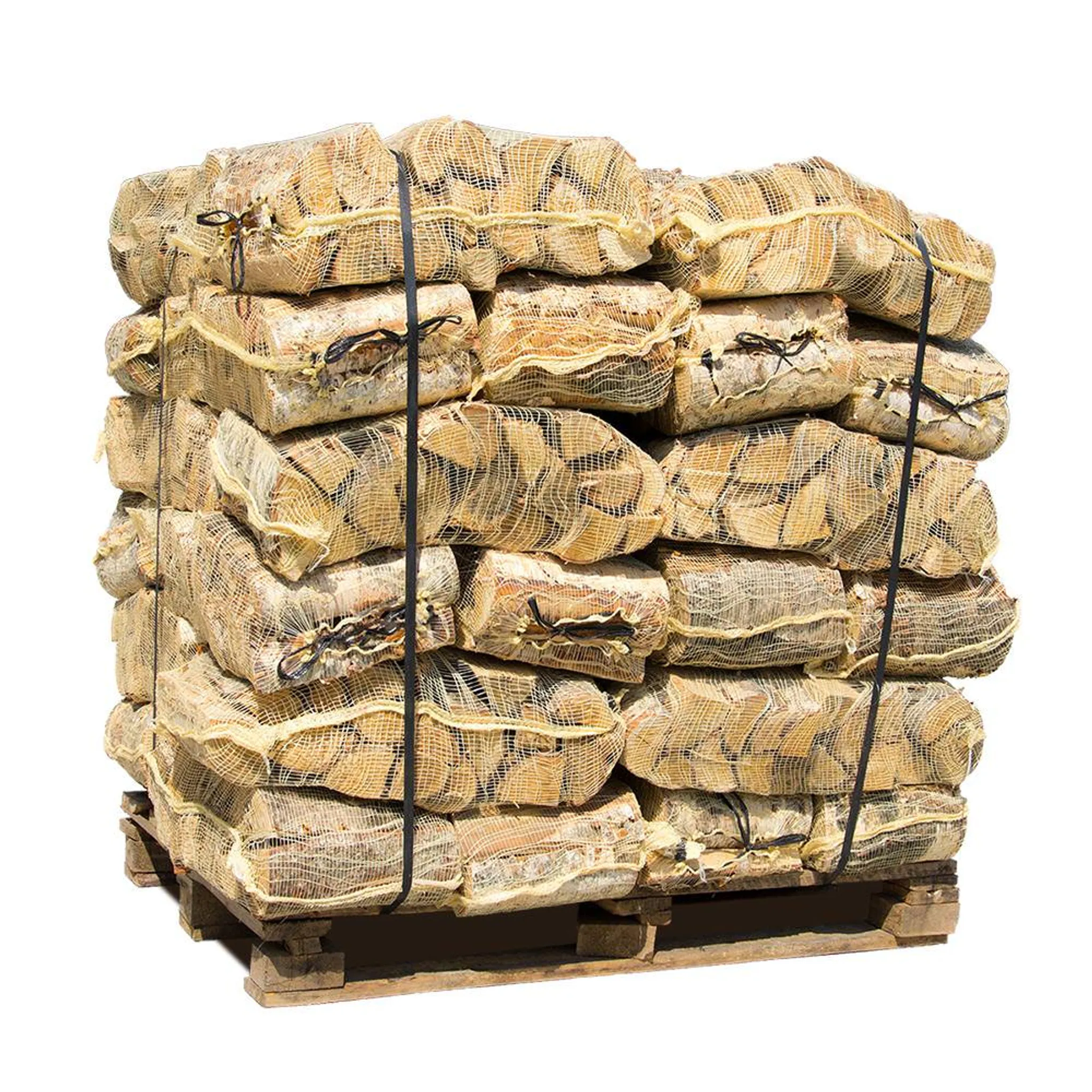 Kaminholz Brennholz Birke 28cm, ofenfertig, 36 x 40l Sack, ca. 1,1RM – Bild 2